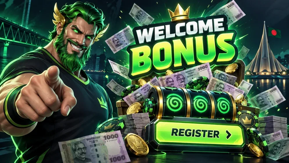 Casino roulette table with betting chips